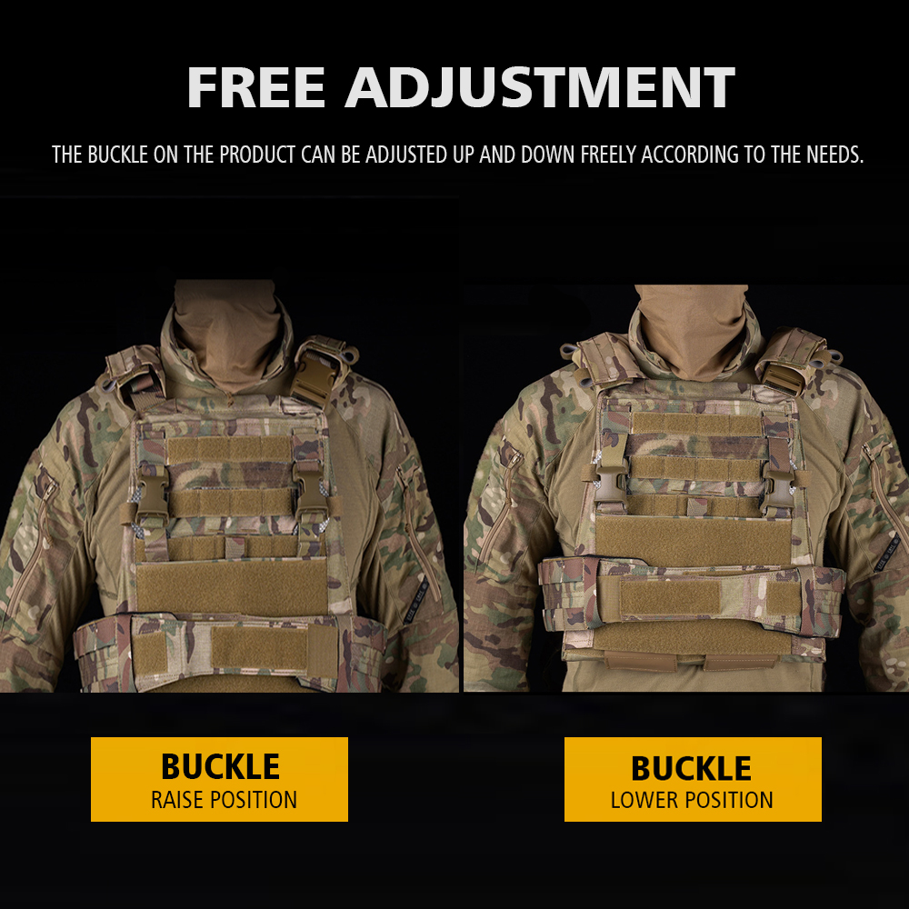 Military Vest Accessory Chest Hanging Magazine Adapter for Tactical Hunting AVS Airsoft Vest Quick Plate Chest Rigs Expansion