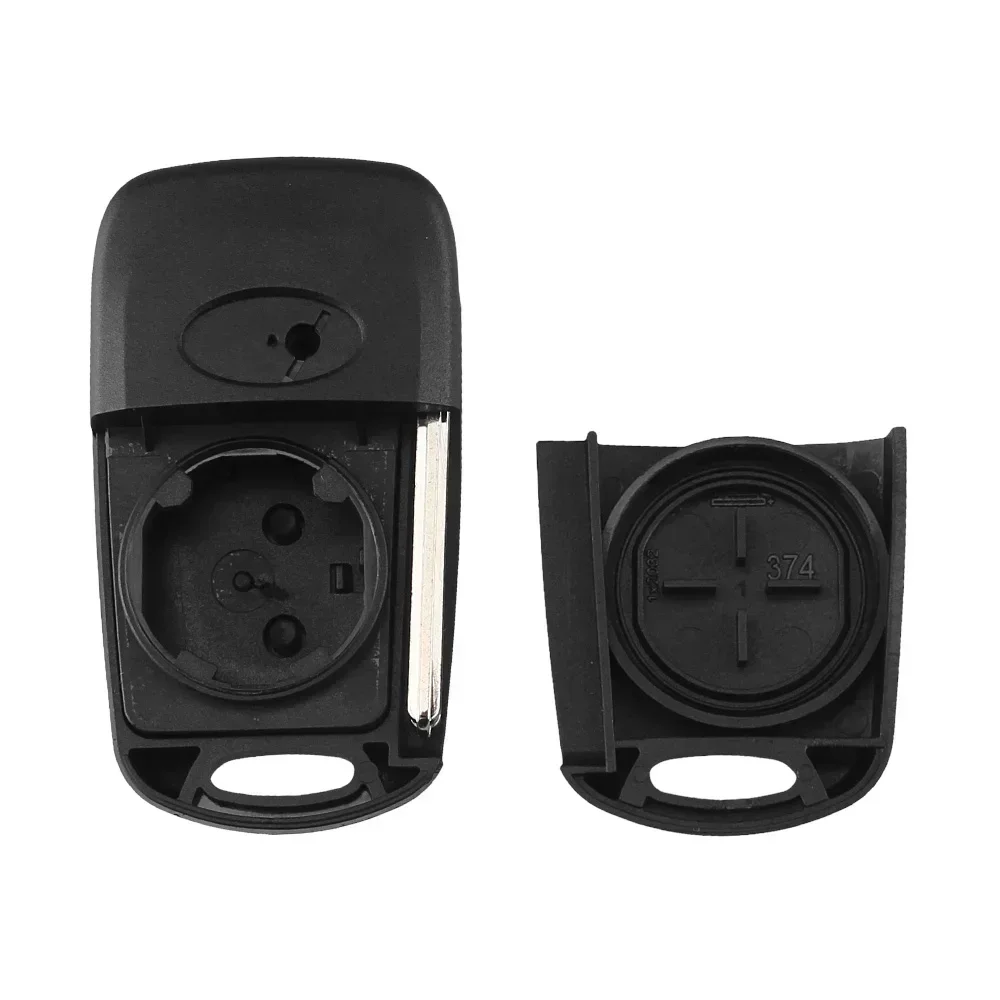 KEYYOU 15PCS Key Shell For Hyundai I20 I30 IX35 I35 Accent Kia Picanto Sportage K5 3 Buttons Flip Folding Remote Key Case Cover