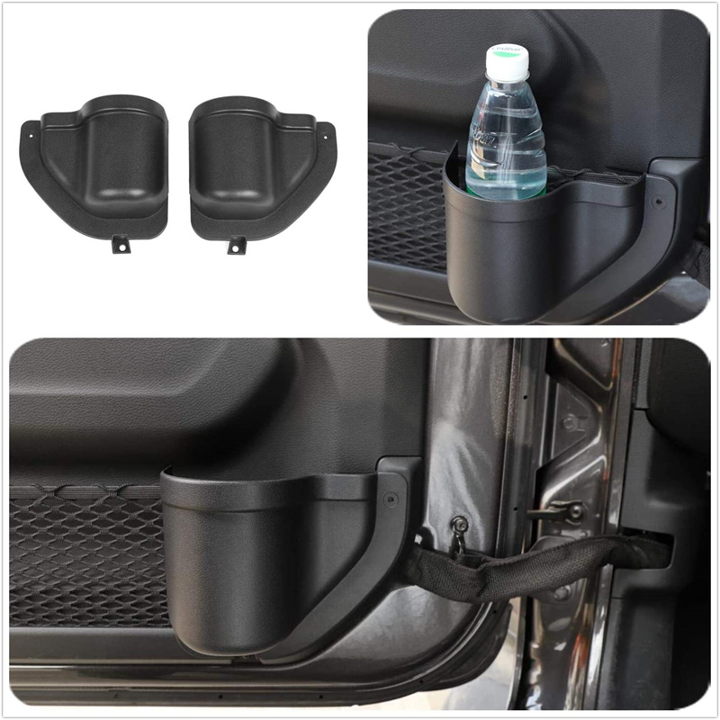 Car Door Storage Barre Box Handle Pocket For Jeep Wrangler JL 2018 -2021 Front Rear Organizer Tray
