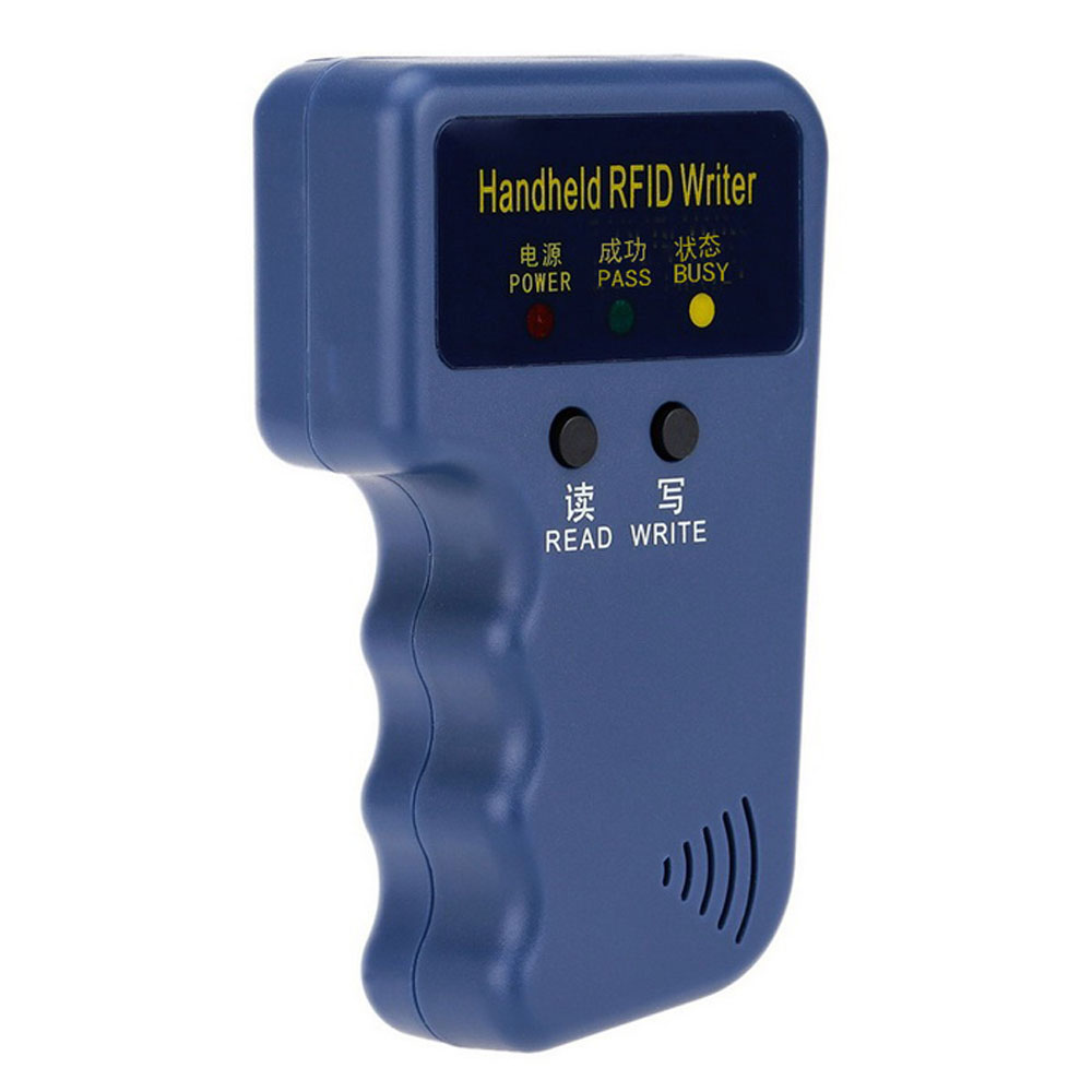 Handheld 125KHz RFID Duplicator Copier Writer Programmer Reader RFID Card Writer Programmer Reader Copy EM4305 T5577 ID Keyfobs