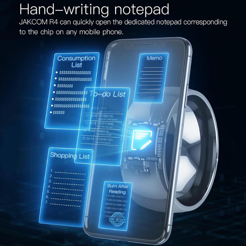 R4 Smart Ring Waterproof Dustproof Fallproof Smart Ring for Windows NFC Mobile Phone Magic Finger Ring