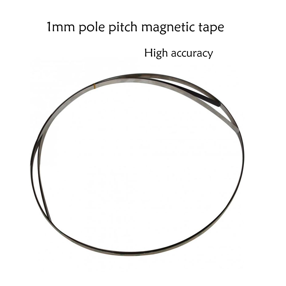 TR10 1+1mm High Accuracy Magnetic Tape Pole Length 1mm Strip Size 10*1.5mm for Magnetic Sensor Lathe Woodworking Stone