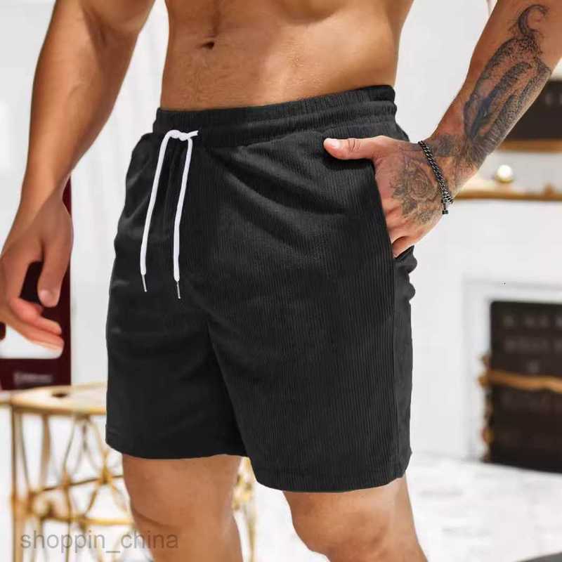 Men's Shorts summer sports and leisure large size corduroy beach shorts Male shorts