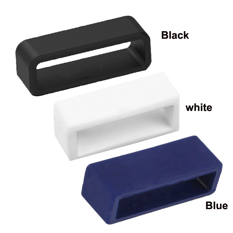 Hot 2-10pcs Black Watchband 12 16 18 20 22 24 26 28 30mm Watch Strap Band Keeper Loop Security Holder Retainer Ring Accessories