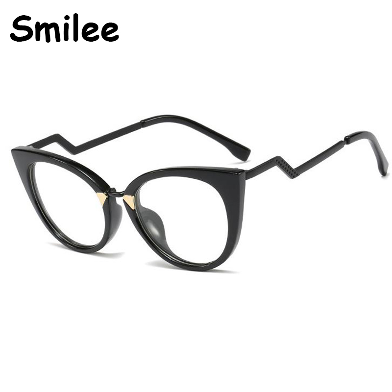 Anti Blue Light Computer Myopia Glasses Women Luxury Brand Cat Eye Eyeglasses Frame Vintage Transparent Glasses Degrees -2 -3.5