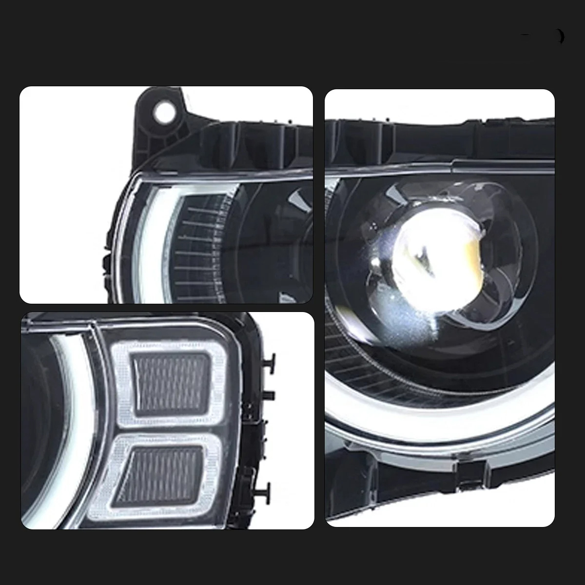 LED Headlight for Land Rover Defender 90 111 20 20-2023 High Beam LED Front DRL Turn Signal Lights Assembly