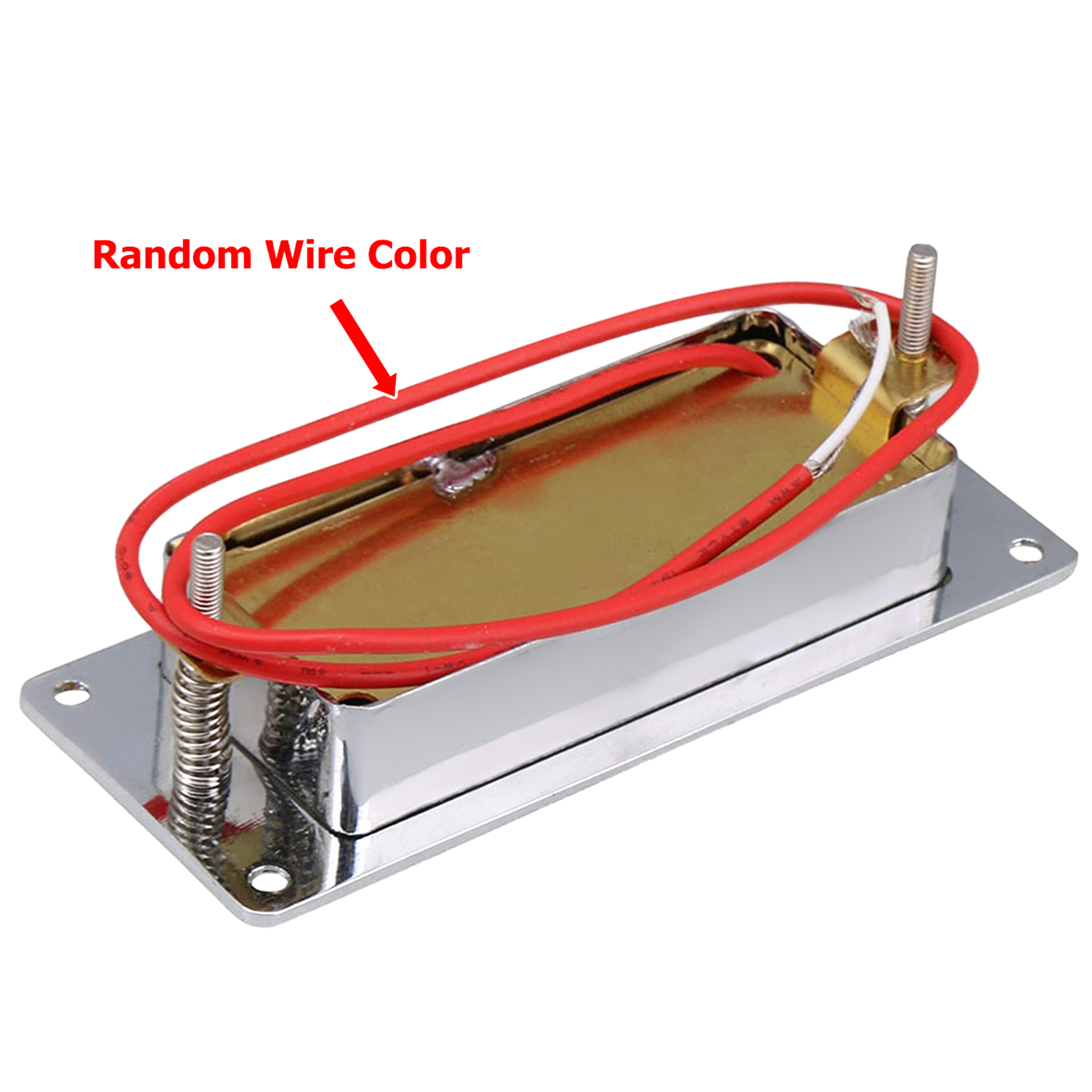 Mini Humbucker Pickup Kit Compatible with LP Electric Guitar Neck Bridge Double Coil Pick-up Chrome Plated guitar accessories