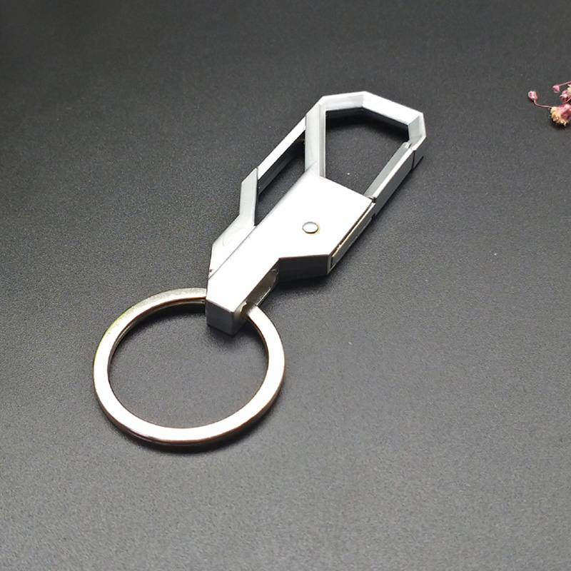 3 Color Key chain Key ring Silver Color metal inlay keychain for Classic men car key Chain Romantic Gift For Man Women #17088