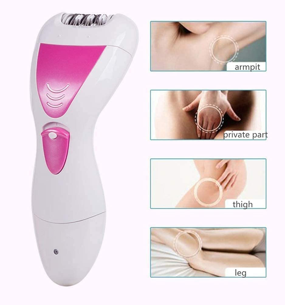 4 in 1 Electric Lady Epilator Cordless multi-function waterpoof hair removal device plucking pedicure device USB Rechargeable