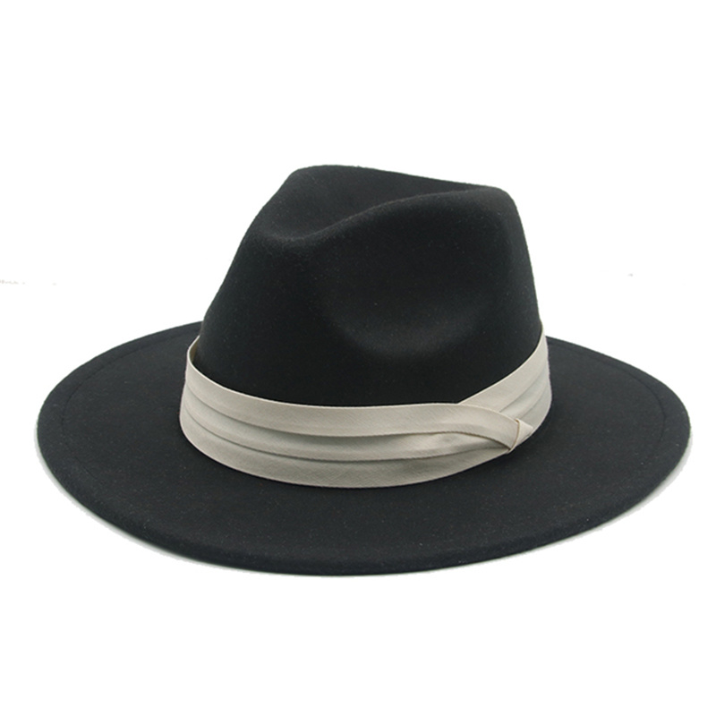 Fedoras Hats for Women Autumn Wool Luxury Designer Brand Wide Brim Wedding 2021 New Jazz Cap Red Top Hat Masculino Chapeau Femme