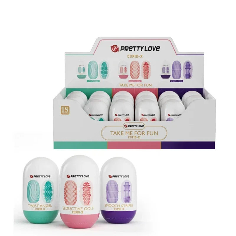 Mini Masturbator Cups Pocket Pussy Egg Particle Thread Portable Soft Stimulator Penis Massager Adult Sex Product for Men
