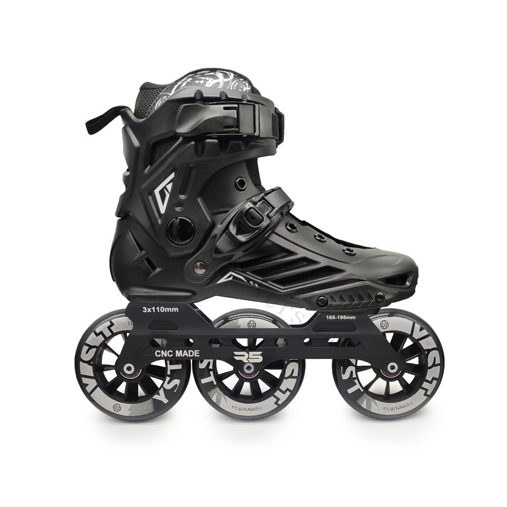 85A 110mm Skating Wheel with R5 Black 3*110 Skates Chassis with 35 to 46 Inline Skates Upper Boots 110mm Roller Sneakers Adults