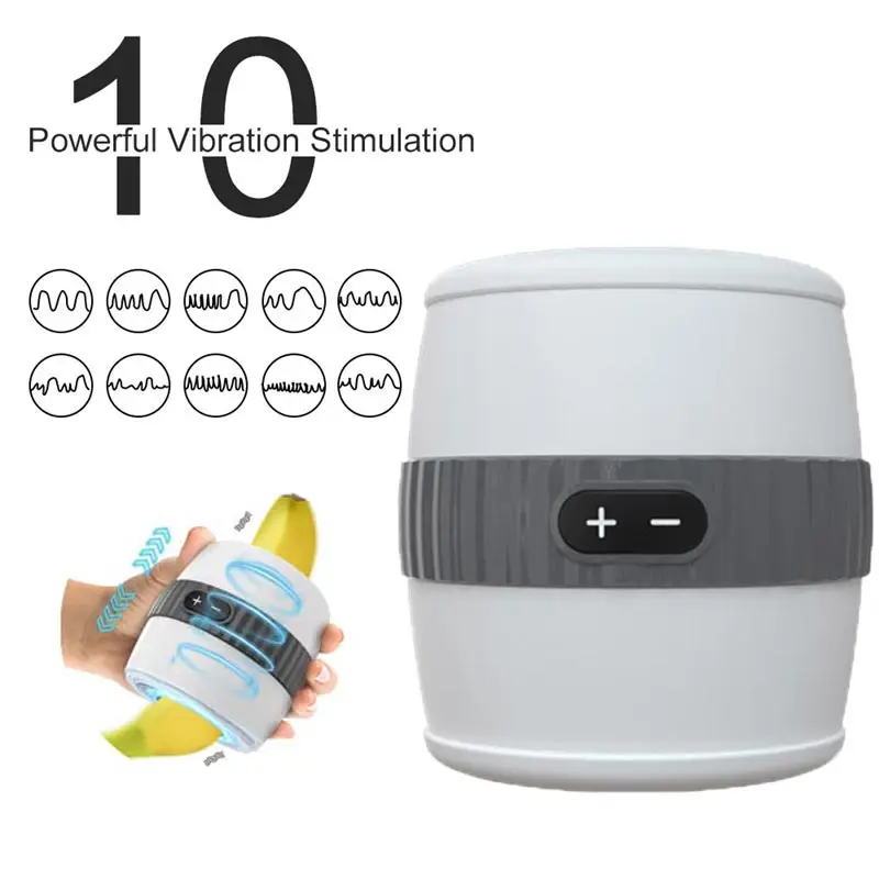 Pusyy Banana Cleaner For Men Vaginia Accessories For Men Masturbate 10 Modes Men's Goods Vaginal Products Women Vibrator