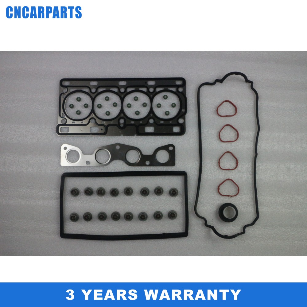 FULL HEAD OVERHAUL ENGINE GASKET SET FIT FOR CLIO KANGOO TWINGO 1.2 16V D4F 2000-2005 VRS RENAULT 206 1.0 Peugeot 206 2A/C
