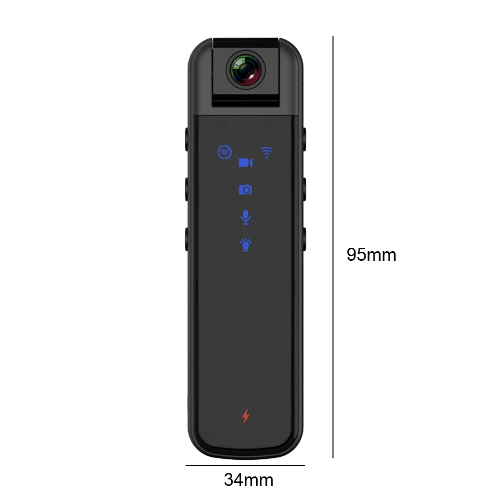 CS05 Portable Mini Digital Loop Recording Camcorder Bodycam Camera HD 1080P Micro Cam Body Camera Video Recorder Night Vision
