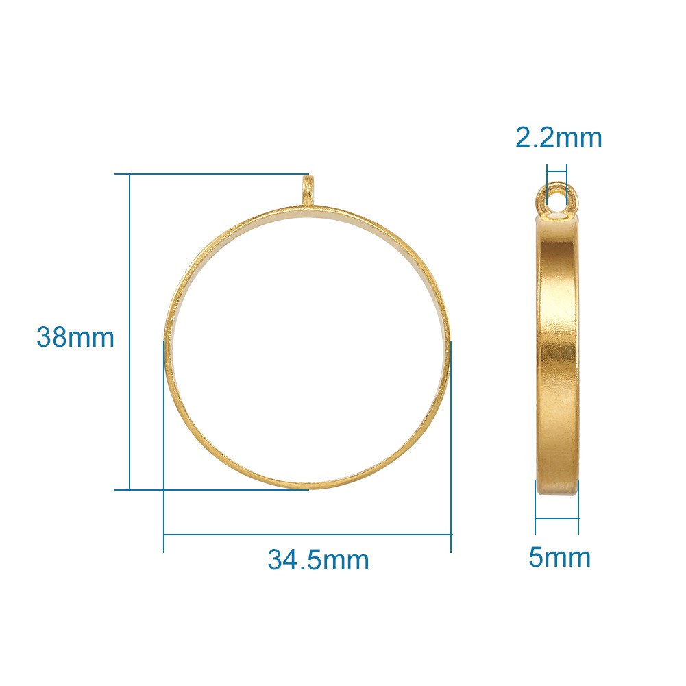 10pcs Alloy Open Back Bezel Geometric Pendant Teardrop Oval Round Blank Frame Charm Pressed Flower Resin Mold DIY Jewelry Making
