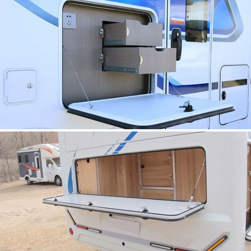 RV Hatch Accessories Caravan Storage Box Hatch Door Pull Motorhome Hatch Door Oblique Pull Wire Rope