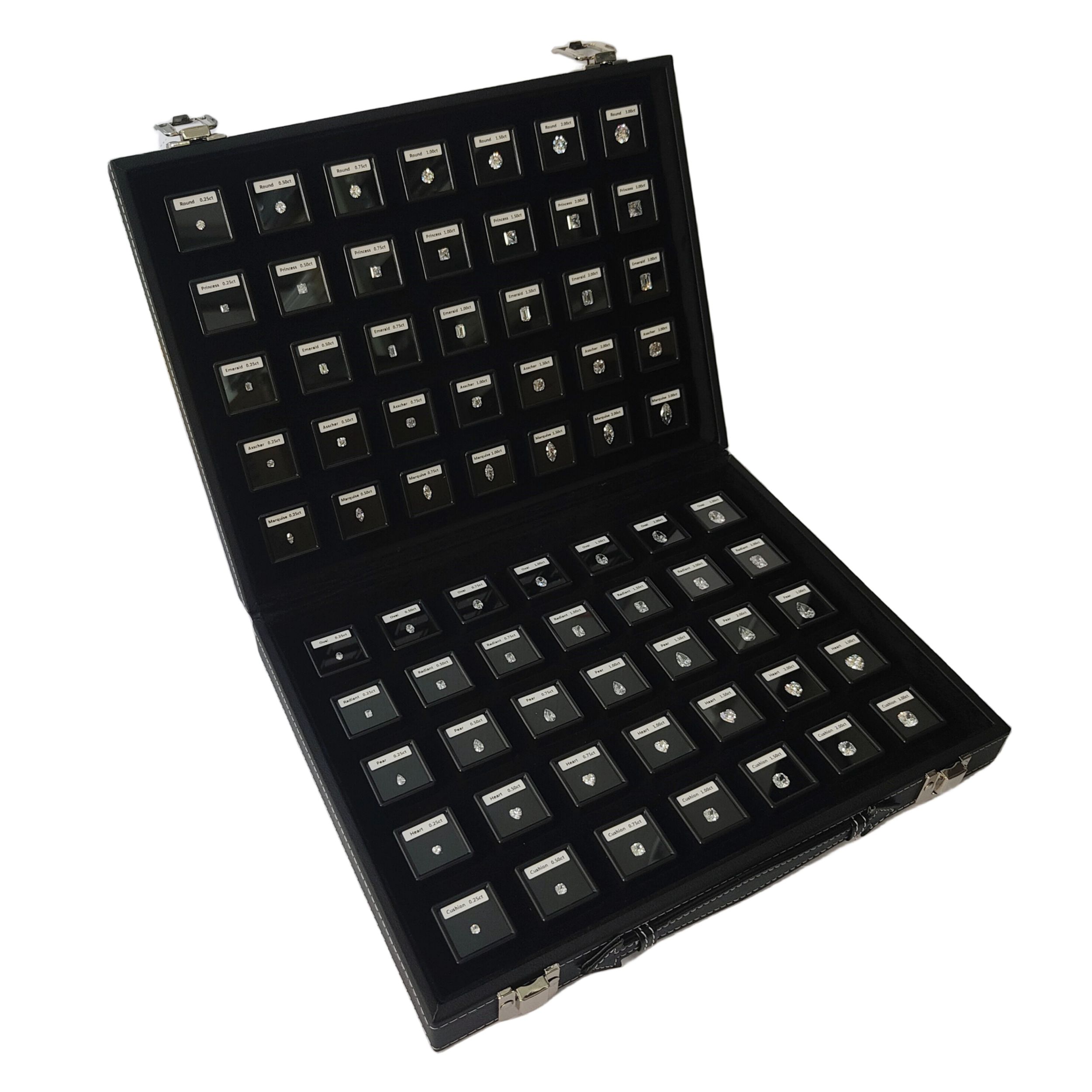 Diamond Special Shapes Of Cubic Zirconia Loose 0.25-3 Carat Weight Size Set Display Tools Box Diamond Tester Master Set