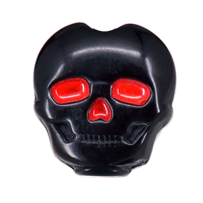 6Pcs Tuning Peg Button,Skull Shape Guitar Tuning Peg Tuners Machine Heads For Folk Electric Guitar Accessories