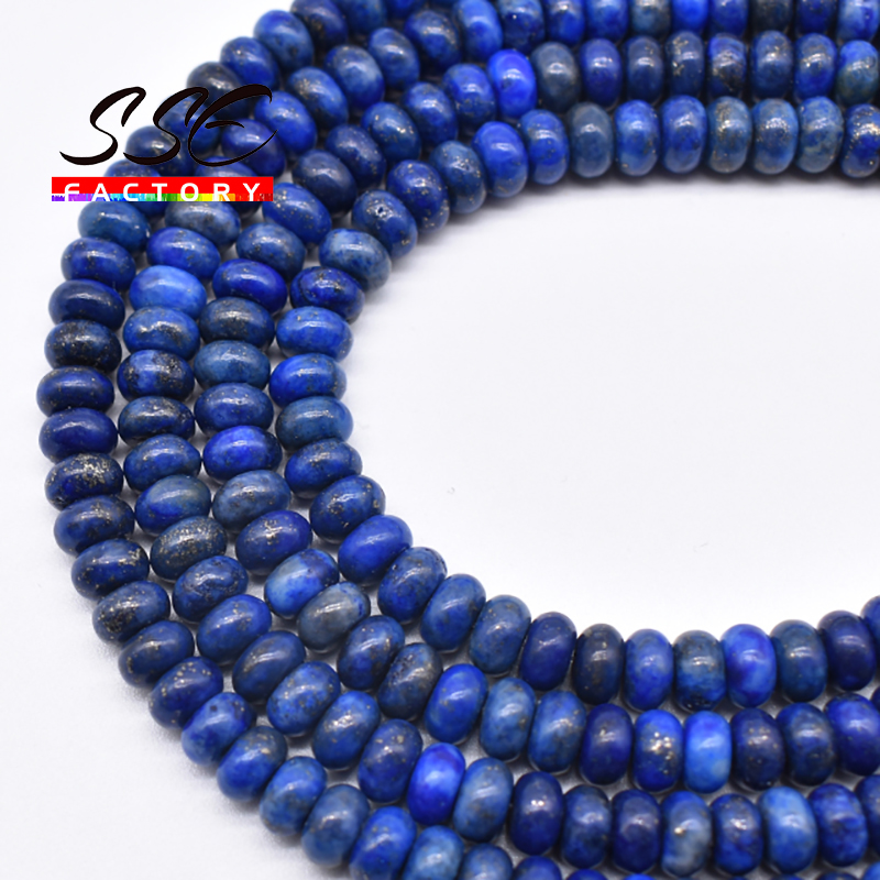 4X8mm Natural Stone Beads Lapis Lazuli Loose Spacer Beads For Jewelry Making Diy Charms Bracelet Necklace Accessories 15" Strand