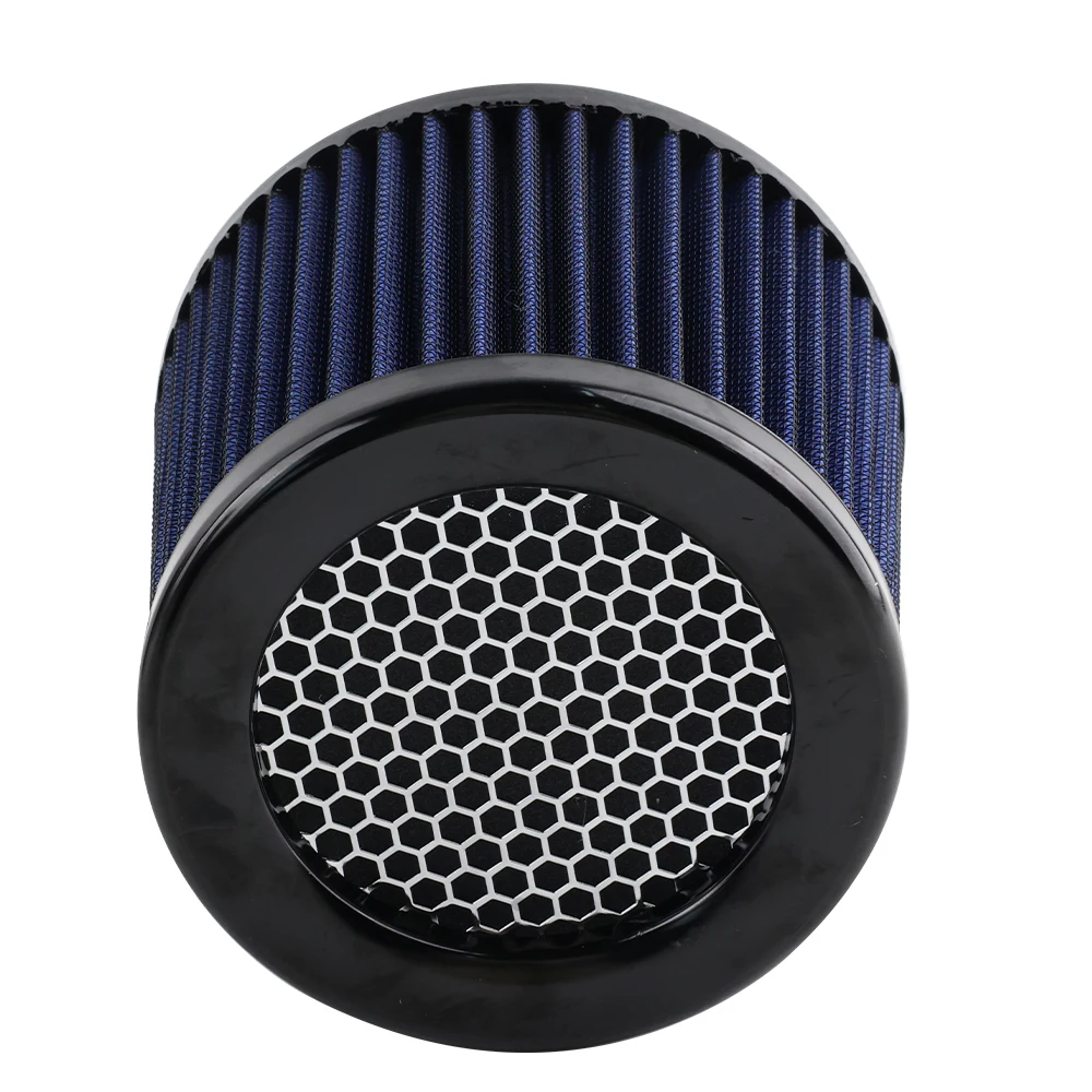 76MM Car High Flow Air Filter Cold Air Intake Universal Filters 3" for Sport Racing Car Engine Air Inlet 76MM