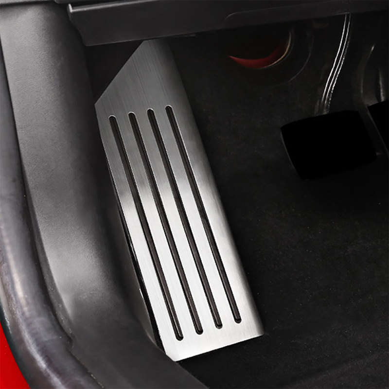 Model 3 Aluminum alloy Foot Pedal for Tesla Model Y 2023 Car Accelerator Gas Fuel Brake Rest Pads Mat Cover Accessories Styling