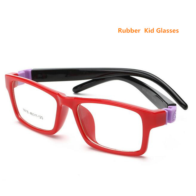 Cute Rubber Leg Kids Animal Detachable Eyeglasses Optical Glasses Frames Eyewear for Children No Screw Safe Myopia Lense 8818