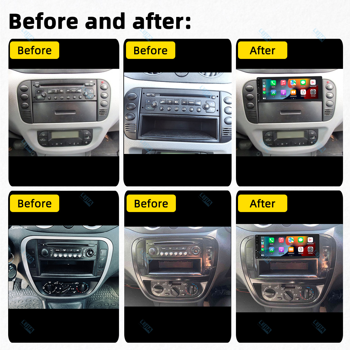 1din Android Car Multimedia Player for Citroen C2 C3 2001-2010 1 Din Radio Stereo Head Unit Carplay Autoradio GPS Navigation