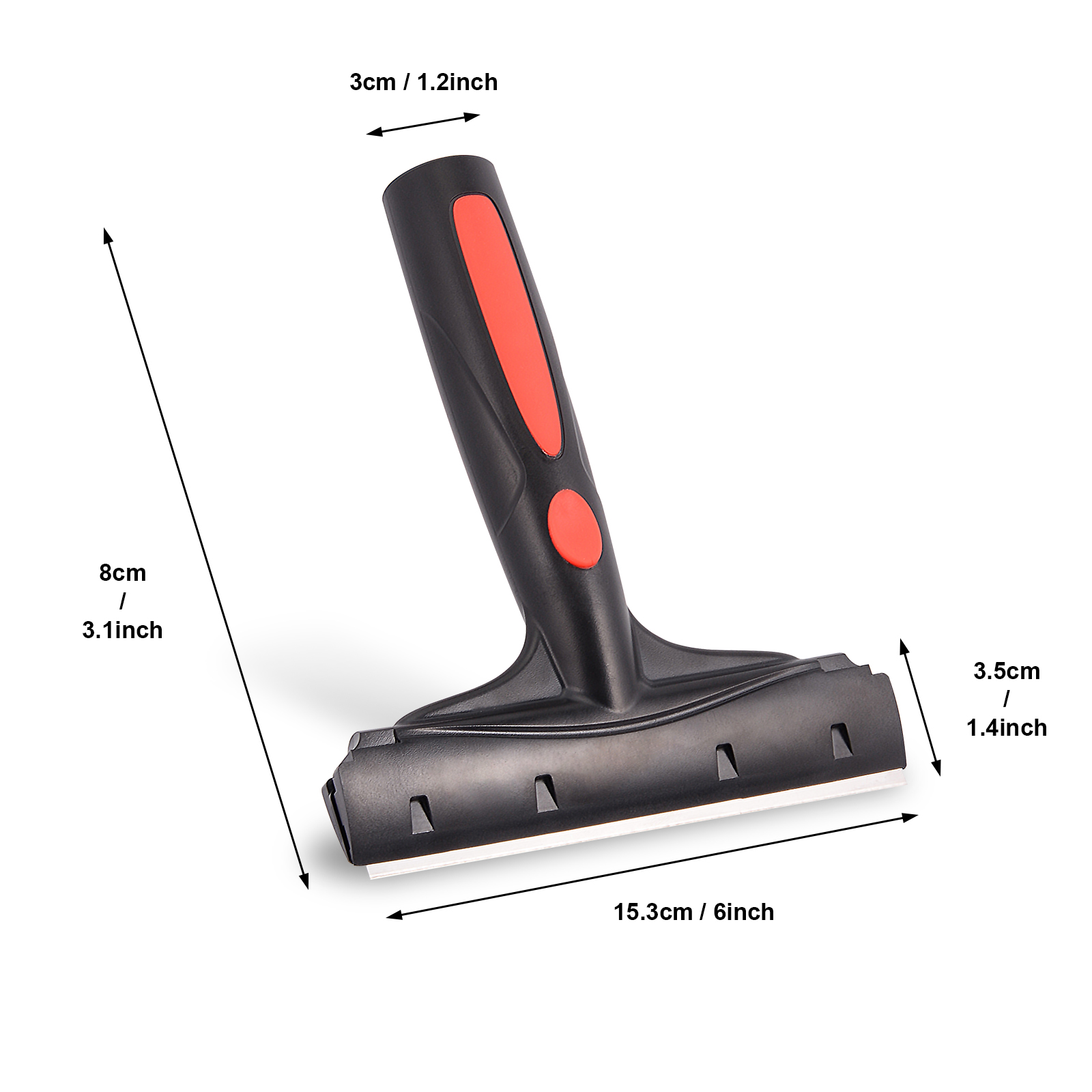 EHDIS Long Handle Razor Blade Scraper Car Film Vinyl Wraps Sticker Remover House Glue Dirt Cleaning Tool Window Tint Squeegee