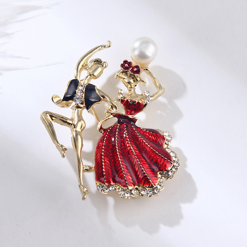 Brooch For Women Gifts Box Souvenir For Girl Friend Lapel Pin Crystal Rhinestone Insect Series Flower Butterfly Brooch Jewelry