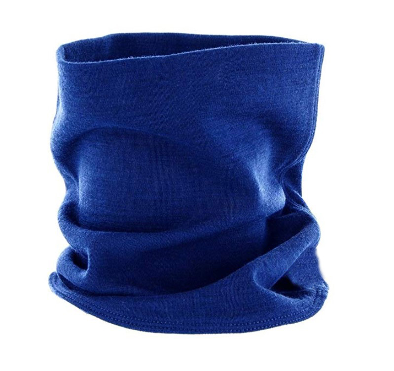 Kids Merino Wool Ski Neck Gaiter& Bandana For Women 100% Merino Wool Neck Gatier Ring Wrap 2 Layer Warm Scarf