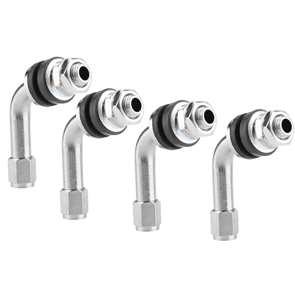 4pcs 90 Degree Angle Tire Valve Stems For Car Motorcycle Tyre