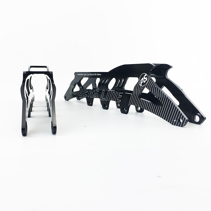 Powerslide Speed Skate Frame V-type 4 or 3 Wheels Mutiple Use Inline Speed Skates Chassis Racing Slalom FSK Roller Skating Base