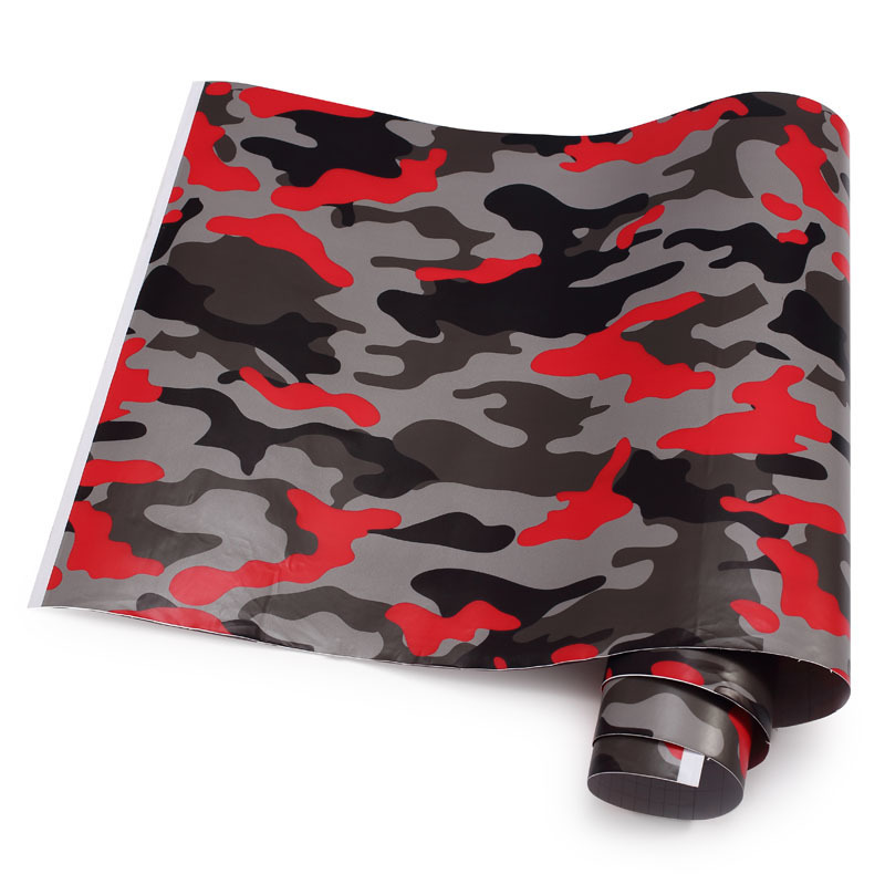 50cm Camouflage Vinyl PVC Car Sticker Wrap Film Digital Woodland Army Military Green Camo Desert Decal For Auto Motorcycle