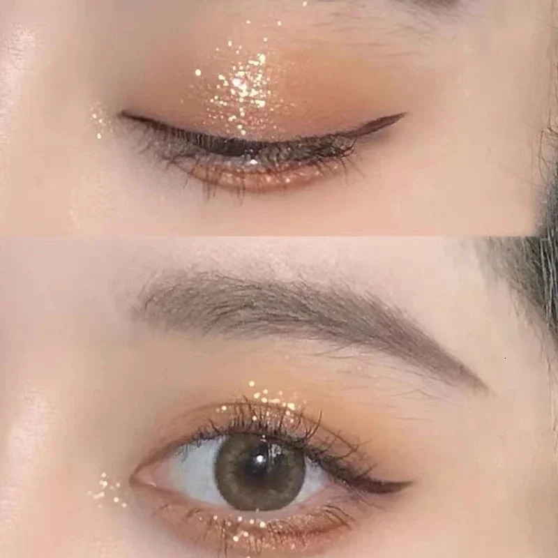 9-Color Glitter Eyeshadow Palette Pink Pearly Eyeshadow Palette Korean Charming Eye Makeup Palette Shiny Eye Shadow Eye Pigments 240624