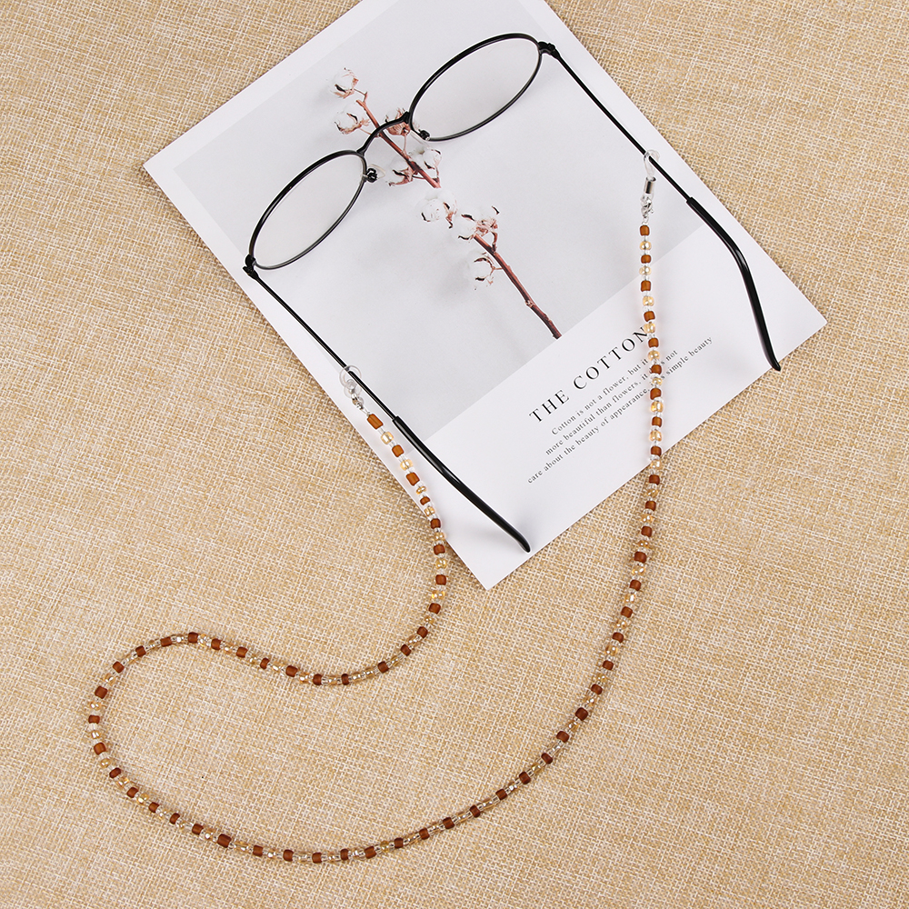 1Pcs 60/70/76CM Reading Glasses Chain for Women Shell Beads Sunglasses Cords Beaded Eyeglass Lanyard Hold Straps Glasses Rope