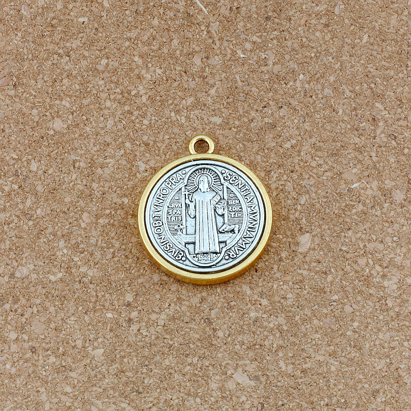 2Pcs Saint St Benedict Cross Medal Charm Pendants For Jewelry Making Bracelet Necklace DIY Accessories 32.3x27.9mm A-557