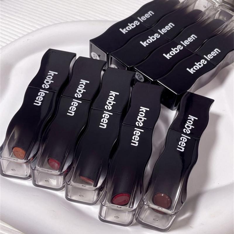 1/2/3PCS Solid Lip Honey Lipstick Moisturizing Lips Makeup Cosmetics Red Lip Tint Black Feather Lipstick Lightweight Texture
