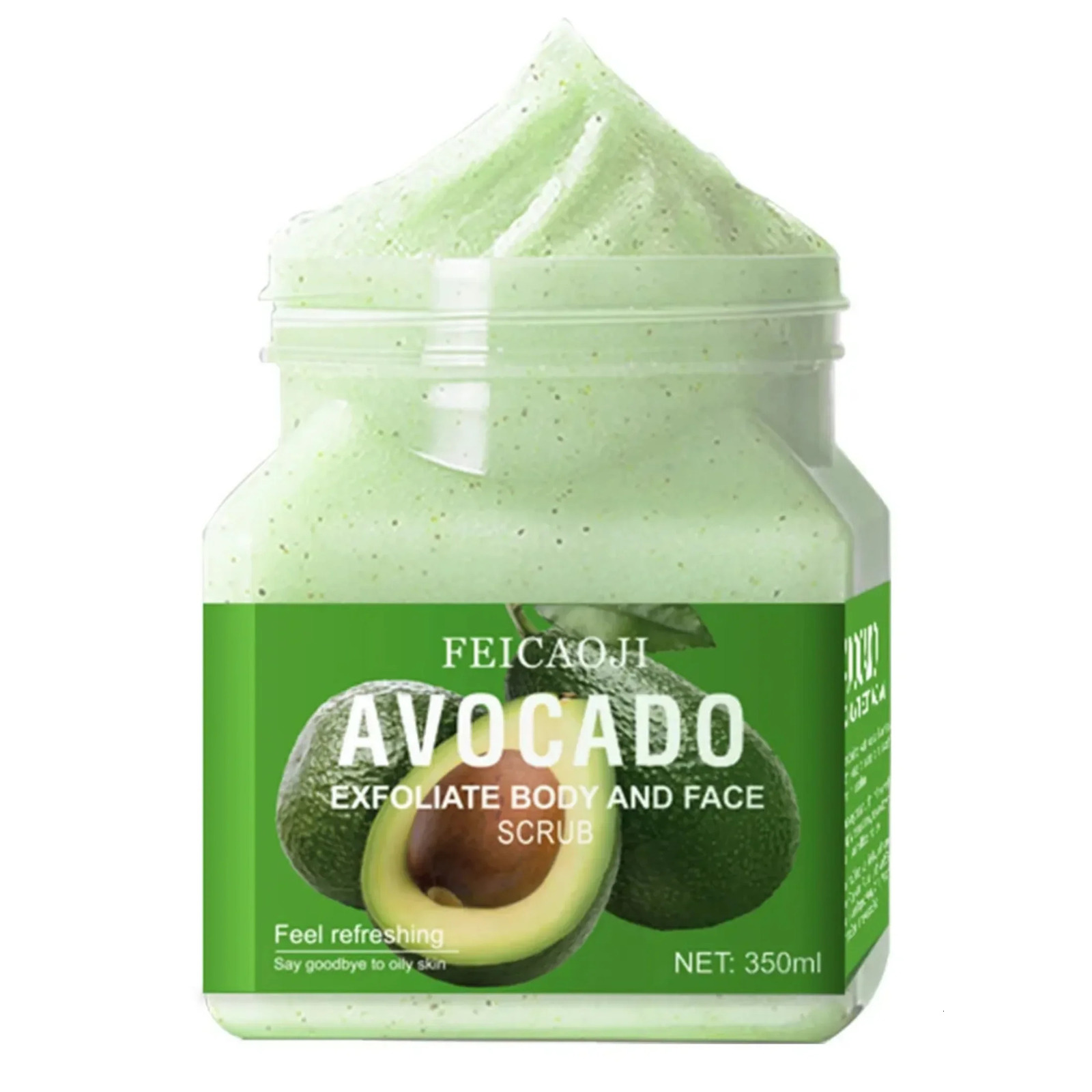 Shea Butter Exfoliating Body Scrub Skincare Exfoliant Cream for Body Bath Salt Back Foot Hand Body Exfoliator Skin Care Products 240624