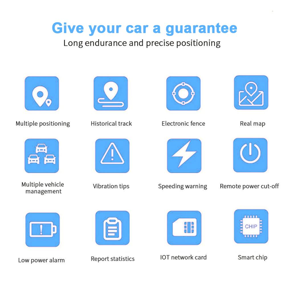 Car GPS Tracker C13 Tracking Relay Device GSM Locator Remote Control Anti-theft Monitoring Cut off oil System with free APP