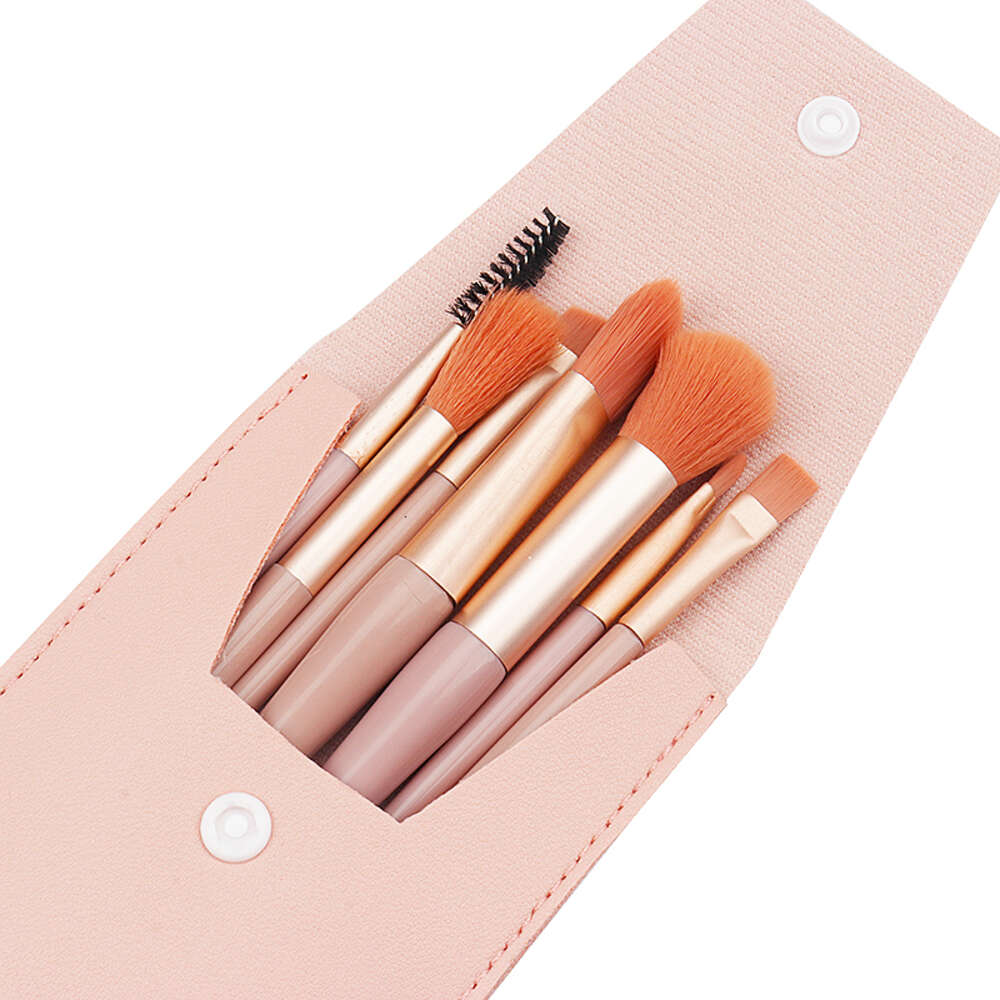 8Pcs Set Makeup Concealer Blush Loose Powder Brush Eye Shadow Highlighter Foundation Brushes Beauty Tools F624-15