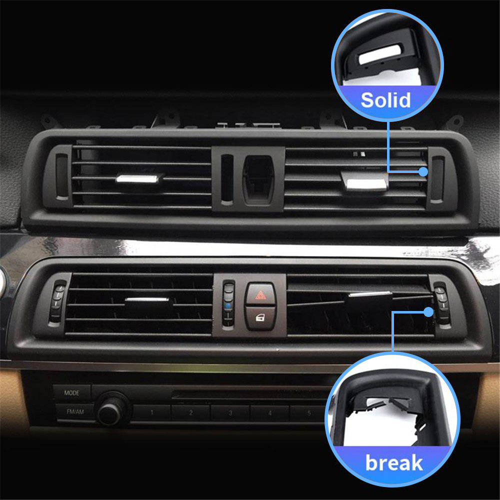 Car Dashboard Front Central Air Conditioner Panel AC Vent Grille Assembly For 5 Series F10 F11 F18 64229166885 64229209136