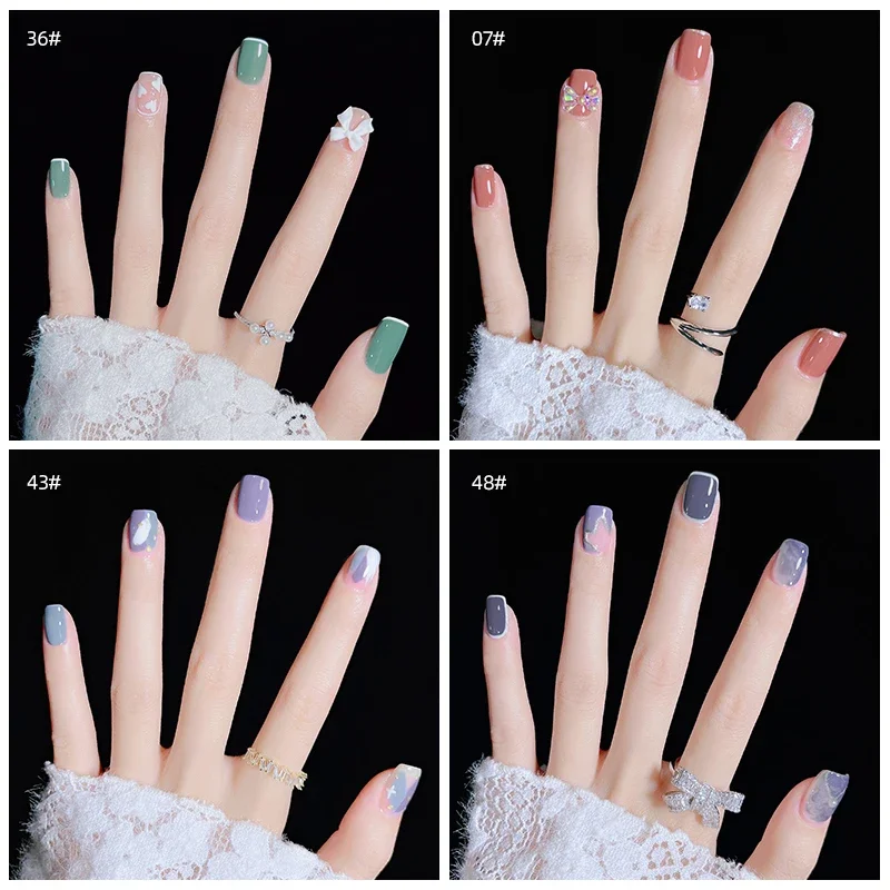 15ml 2pcs/Box Duo Base Coat Top Coat Set Soak Off Clear UV Gel Nail Polish Nail Art Semi-permanent Varnish