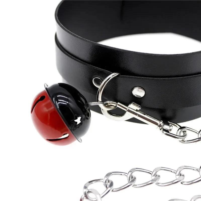 BDSM Bondage Necklace Neckband Adjustable Sex Toys Bandage Collar Slave Costume for Women Adults Simple Party Gift