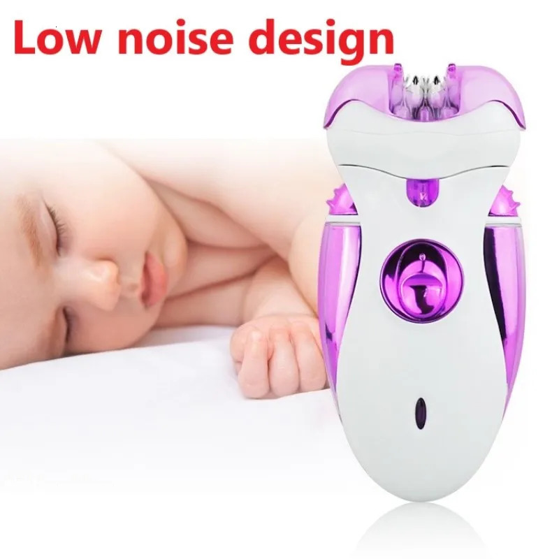 Electric Hair Removal Epilator for All Body Hair Electric Epilator Male 4 in 1 Rechargeable Women Machine for 240624