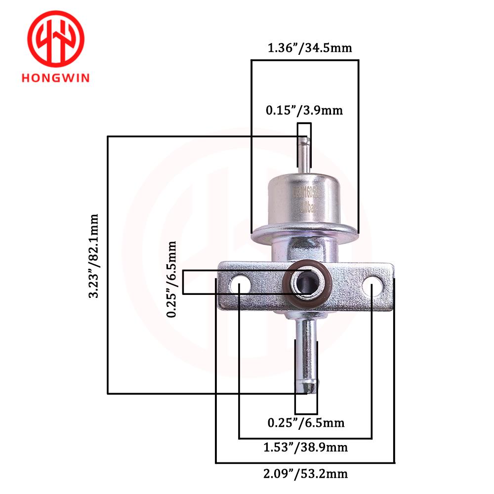 For 850 V70 C70 S70 1996 1997 1998 1999 2000 2.3L 2.4L New 3.0Bar Fuel Oil Pressure Regulator 0280160554, 91467613, PR4122