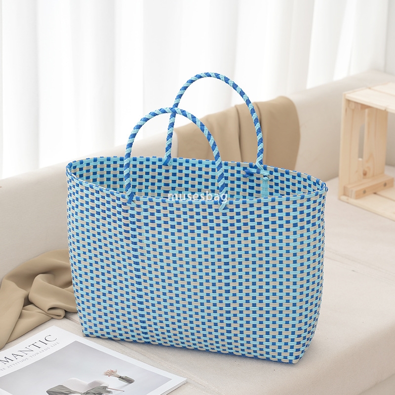 Fashionable Beach bag women's designer classic retro practical large capacity minimalist woven basket pastoral gift bag minimalist packaging bag 