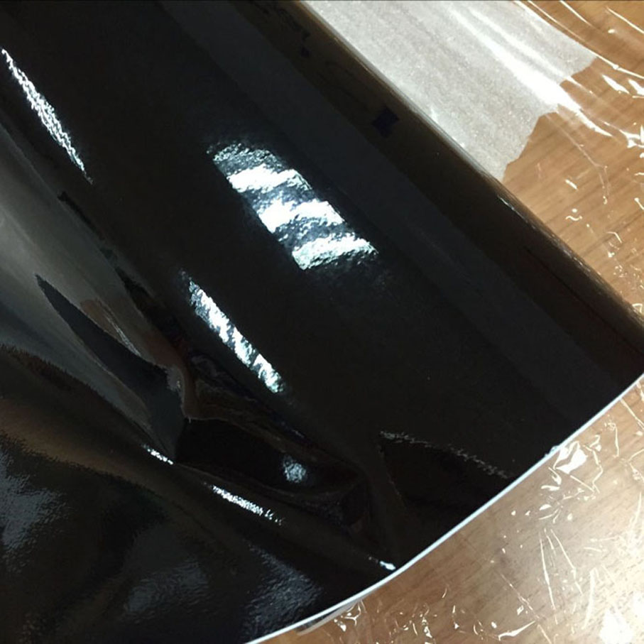 58CM*1M/2M/3M/4M/5M/6M Premium Glossy Vinyl Car Decal Wrap Sticker Black Gloss Film Wrap Retail For HOOD Roof Motorcycle Scooter