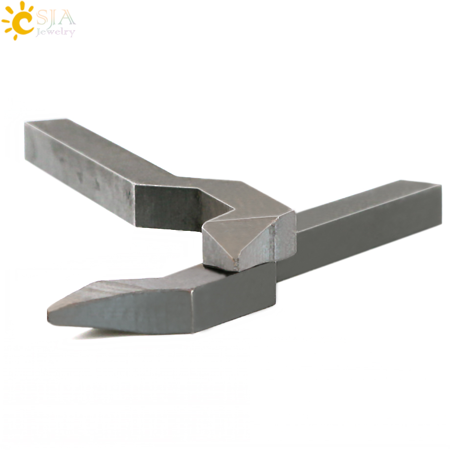 CSJA 10K 9K ct PT 375 333 900 950 S925 916 Marked Ring Bracelet Bangle Metal Stamp Punch Mold Jewellery Tool E214