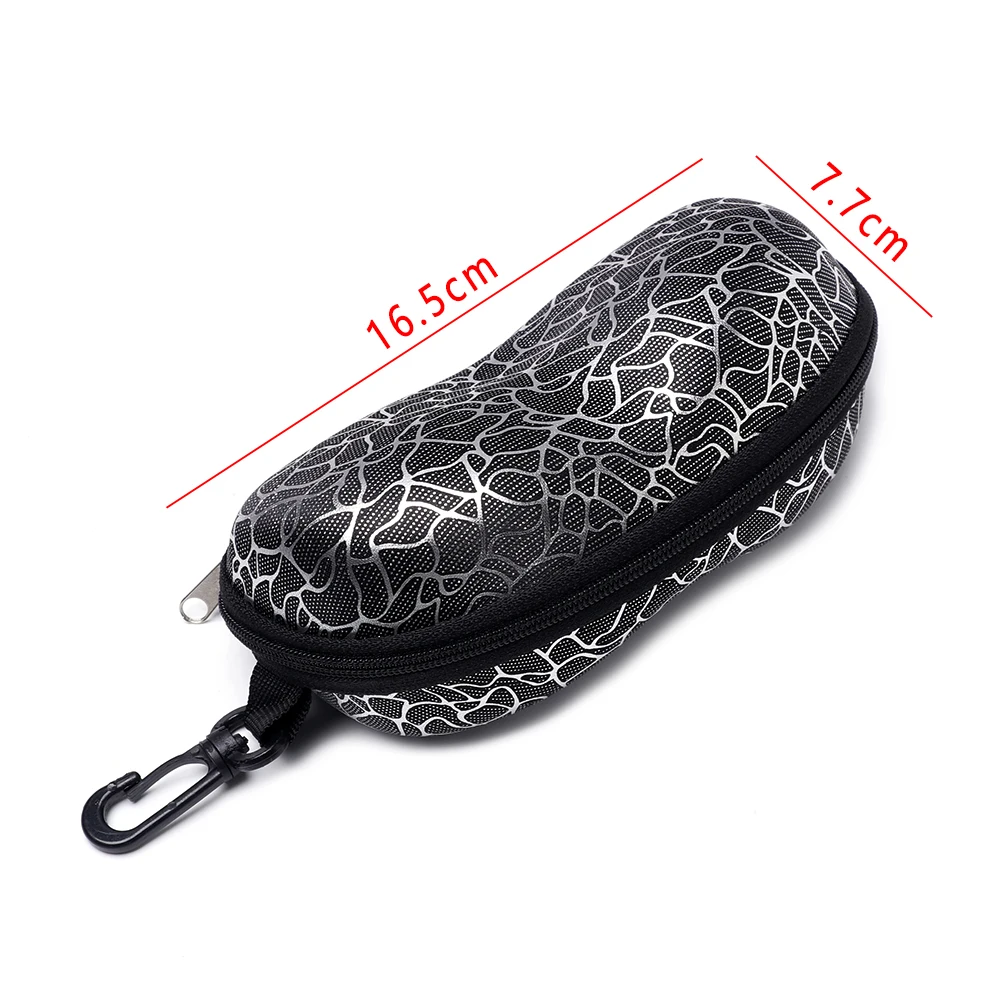 1PC Portable Peanut Stone Shape EVA Sunglasses Box Zipper Closure Eye Glasses Protective Case Holder Eyewear Accessoires